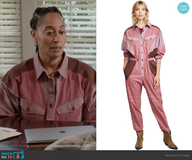Isabel Marant Etoile Guan Jumpsuit worn by Rainbow Johnson (Tracee Ellis Ross) on Black-ish