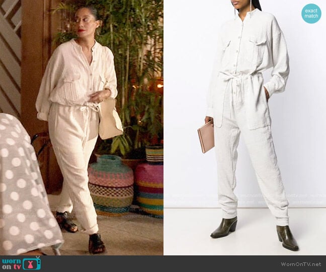 Isabel Marant Etoile Jaya Jumpsuit worn by Rainbow Johnson (Tracee Ellis Ross) on Black-ish