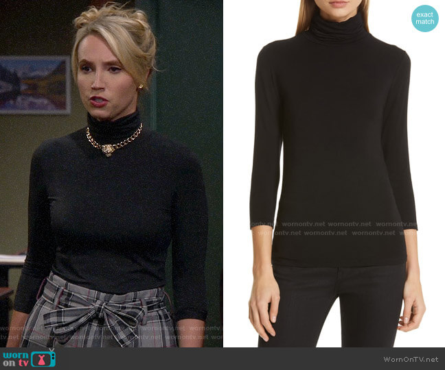 L'Agence Aja Top worn by Mandy Baxter (Molly McCook) on Last Man Standing