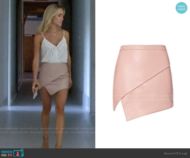 Michelle Mason Asymmetric Skirt worn by Kristin Cavallari on Very Cavallari