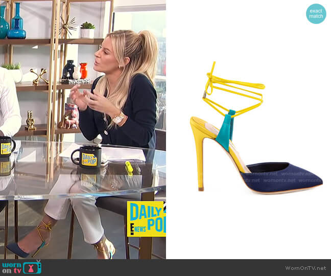 Olgana Paris L’Attachante Pumps worn by Morgan Stewart on E! News