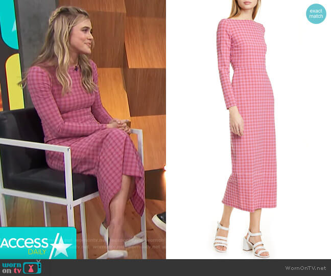Rachel Comey Ryer Plaid Pencil Dress