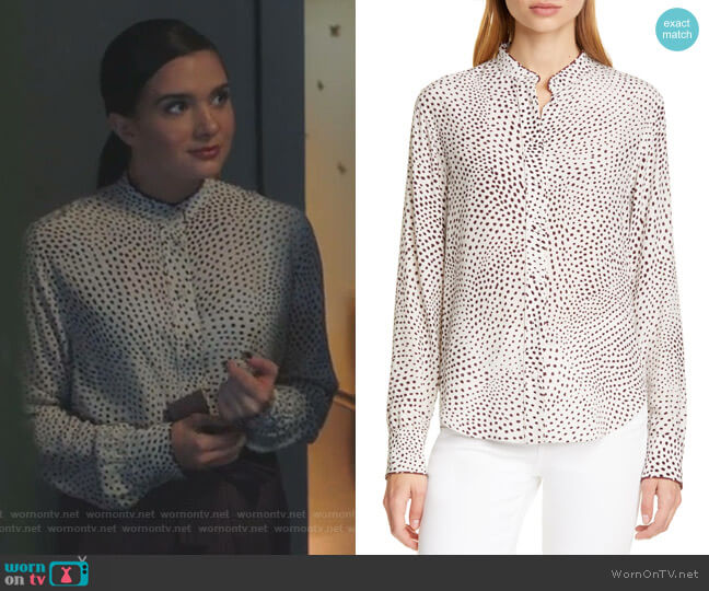 Rag & Bone Dirdre Blouse worn by Jane Sloan (Katie Stevens) on The Bold Type