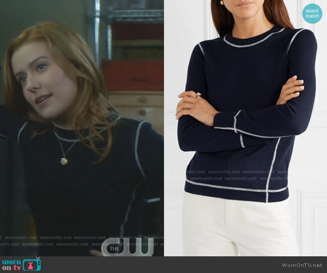 Rag & Bone Shannon Sweater worn by Nancy Drew (Kennedy McMann) on Nancy Drew