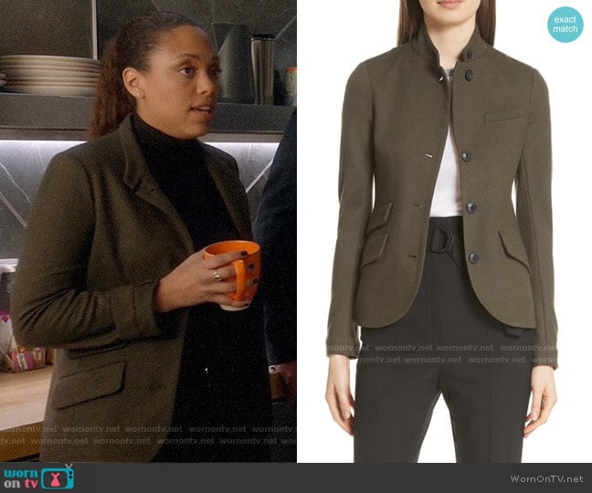 Rag & Bone Slade Blazer worn by Danny James (Jaime Lee Kirchner) on Bull