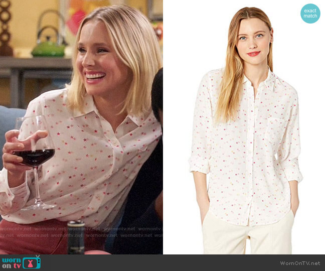 Rails Kate Top in Etoiles worn by Eleanor Shellstrop (Kristen Bell) on The Good Place