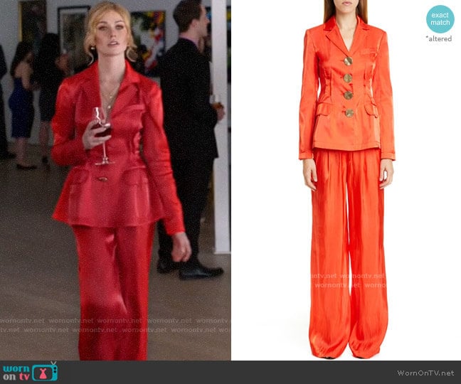 Rejina Pyo Etta Jacket worn by Mia Smoak (Katherine McNamara) on Arrow