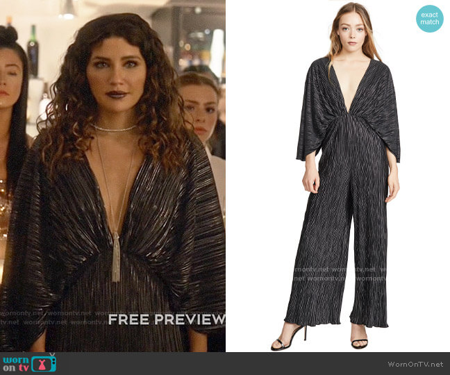 Rotate Number 46 Jumpsuit worn by Dinah Drake (Juliana Harkavy) on Arrow
