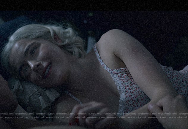 Sabrina’s floral camisole on Chilling Adventures of Sabrina