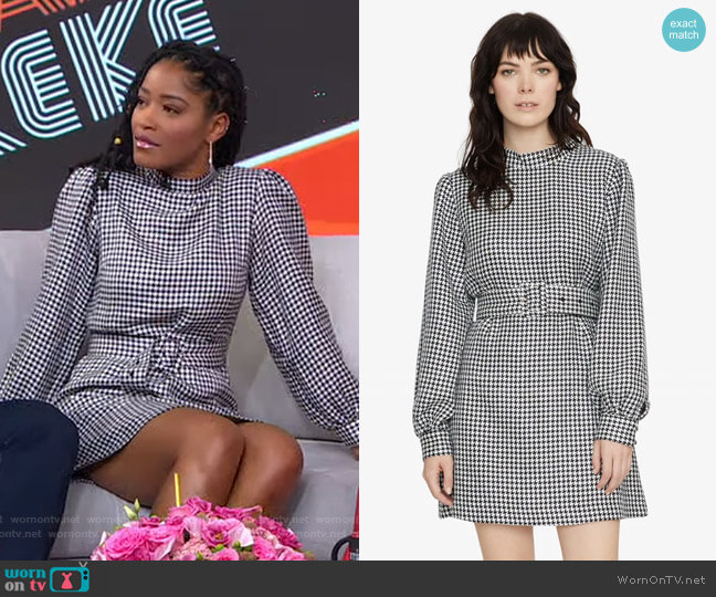 Sanctuary Modern Mock Neck Mini Dress worn by Keke Palmer on Good Morning America