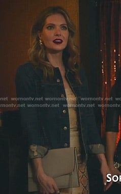 Sutton’s denim jacket on The Bold Type