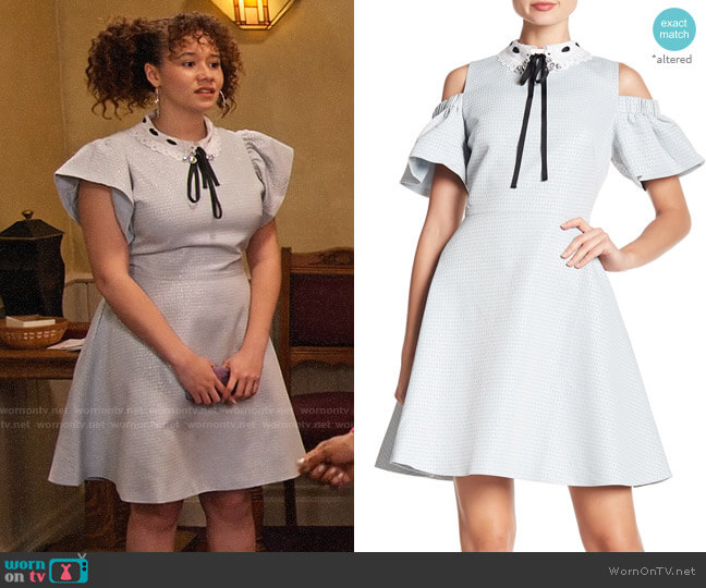 Ted Baker Araye Dress worn by Jade (Talia Jackson) on Family Reunion