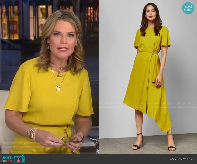 Ted Baker Marniee Dress worn by Savannah Guthrie on Today