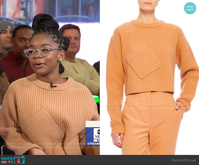 Tibi Airy Extrafine Wool Sweater