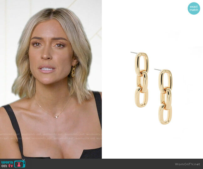 Uncommon James Chain Earrings worn by Kristin Cavallari on Very Cavallari