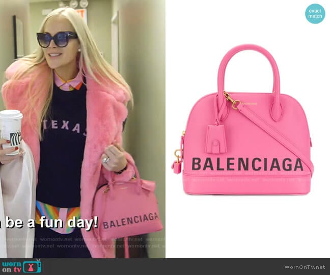 Balenciaga Ville Top Handle Bag worn by Kameron Westcott on The Real Housewives of Dallas