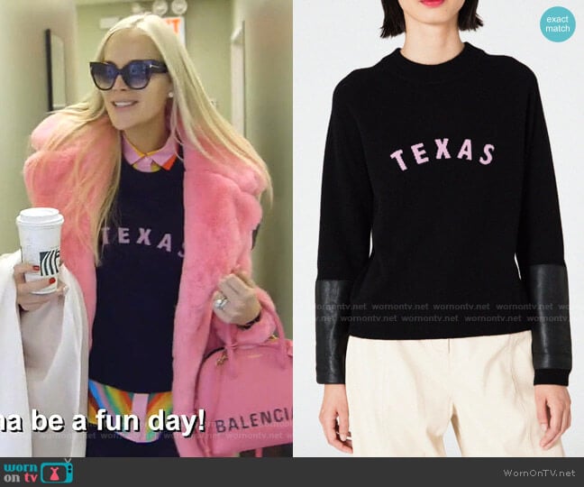 Veda Gus Cashmere Sweater worn by Kameron Westcott on The Real Housewives of Dallas