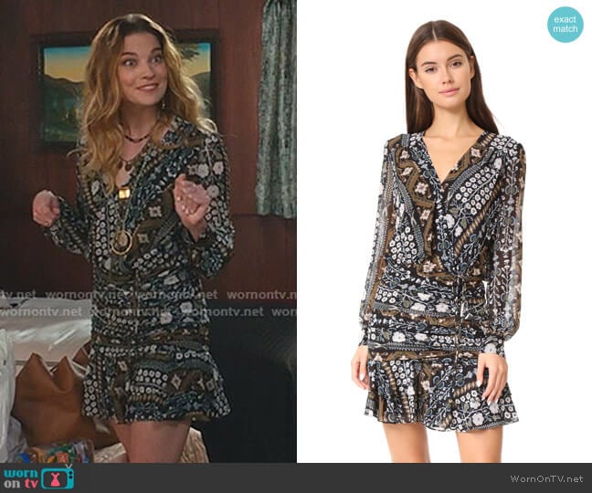 Veronica Beard Edison Dress worn by Alexis Rose (Annie Murphy) on Schitts Creek