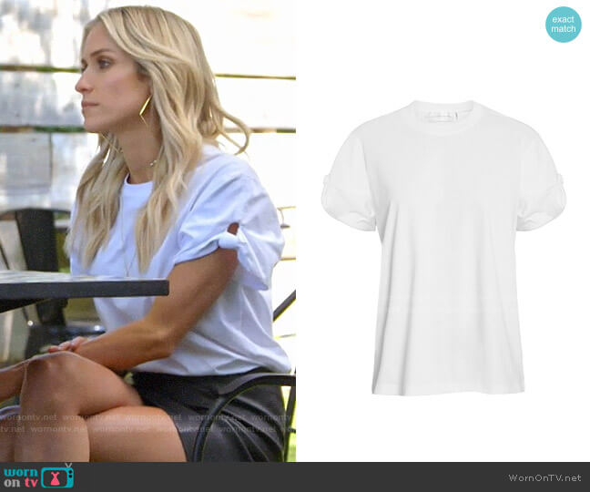 Victoria, Victoria Beckham Knot Sleeve T-shirt worn by Kristin Cavallari on Very Cavallari