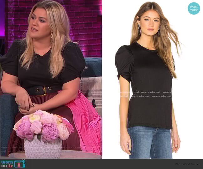 A.L.C. Kati Tee worn by Kelly Clarkson on The Kelly Clarkson Show