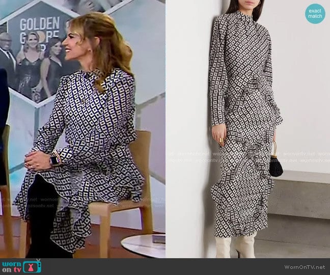 Saloni Alek Midi Dress worn by Natalie Morales on Today