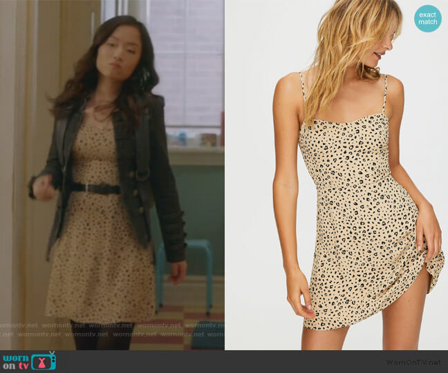 Sunday Best Flirt Mini Dress worn by Janet (Andrea Bang) on Kims Convenience
