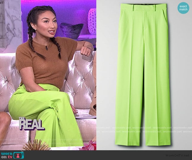 Aritzia Agency Pants worn by Jeannie Mai on The Real