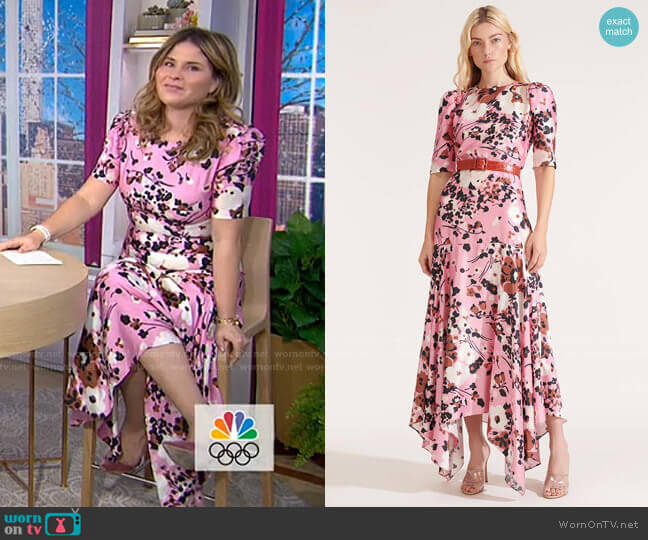 Veronica Beard Connie Dress worn by Jenna Bush Hager on Today
