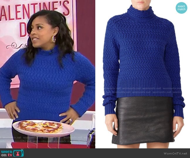 Dreyden Dyer Sweater worn by Sheinelle Jones on Today