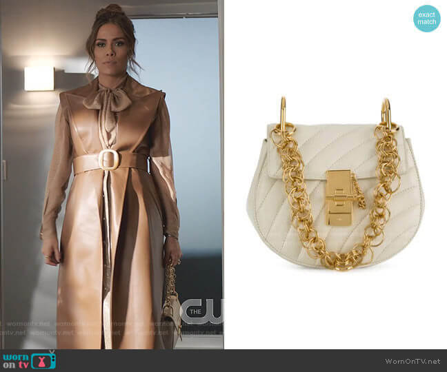 Chloe Drew Bijou Mini Shoulder Bag worn by Cristal Jennings (Daniella Alonso) on Dynasty