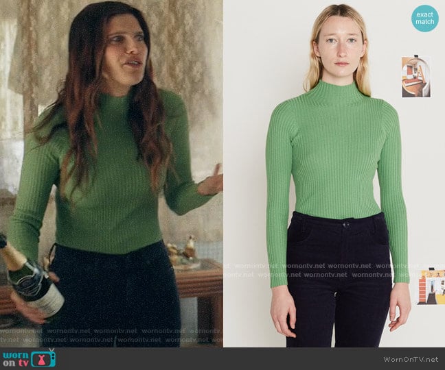 Entireworld Turts and Caicos Sweater worn by Rio (Lake Bell) on Bless This Mess