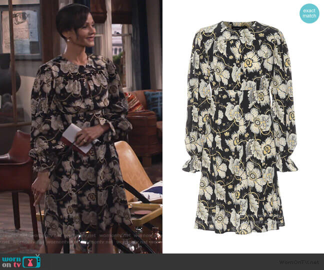 Etro Floral Silk Mini Dress