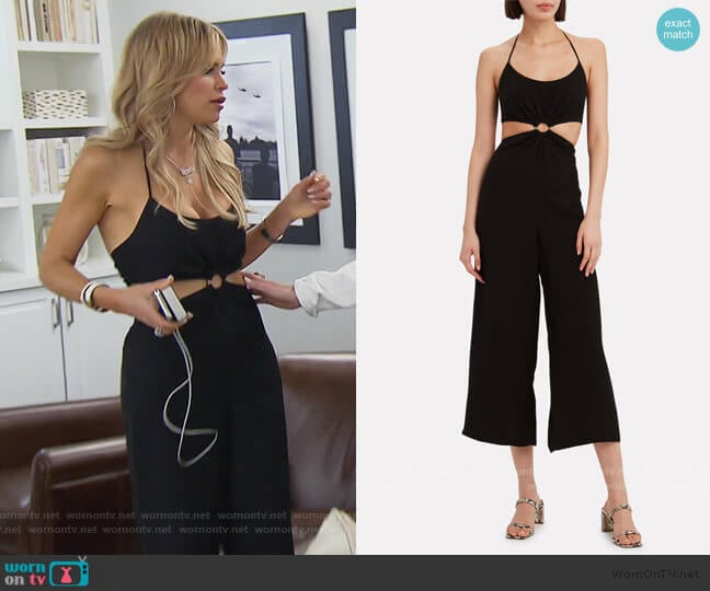 Fifth & Mode Britannie O-Ring Jumpsuit worn by Jackie Goldschneider on The Real Housewives of New Jersey