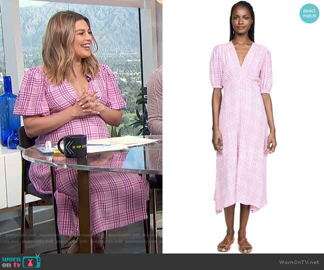 Faithfull The Brand Vittoria Midi Dress worn by Carissa Loethen Culiner on E! News