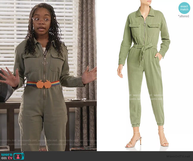 Fore Ring-Zip Boilersuit worn by Diane Johnson (Marsai Martin) on Black-ish