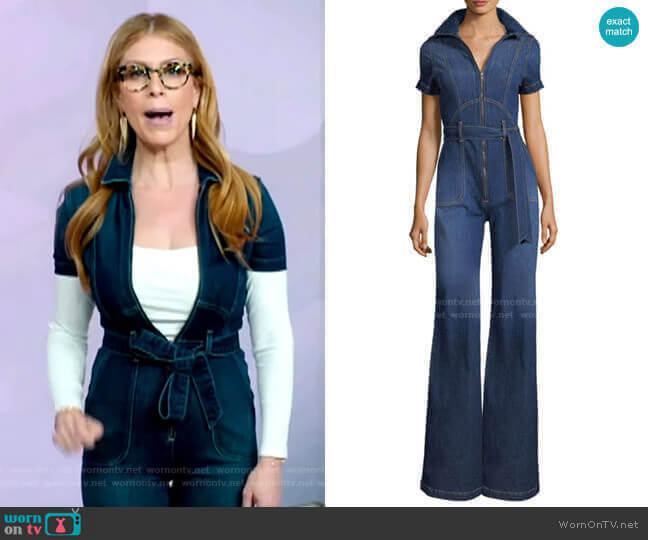 AO.LA by Alice + Olivia Gorgeous Jumpsuit worn by Jill Martin on Today