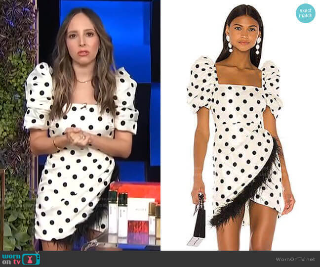 LPA Hailey Dress worn by Lilliana Vazquez on E! News