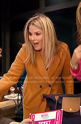 Jenna’s camel coat on Today
