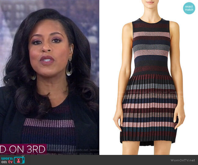 Parker Josie Knit Dress worn by Sheinelle Jones on Today