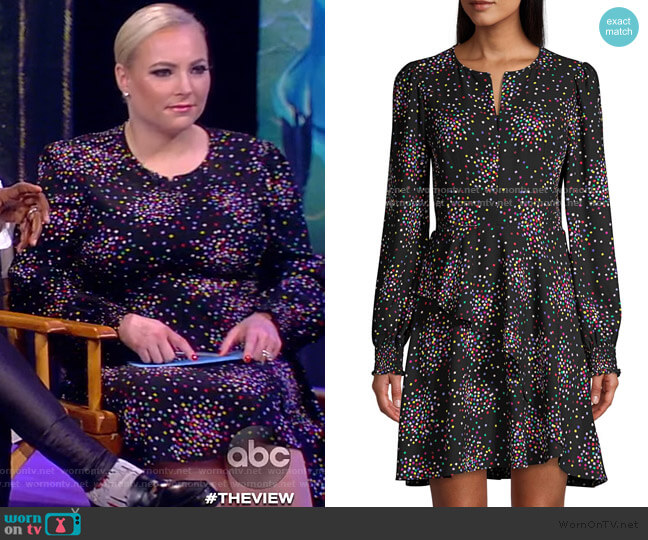 Kate Spade Confetti Cheer Fit & Flare Dress worn by Meghan McCain on The View