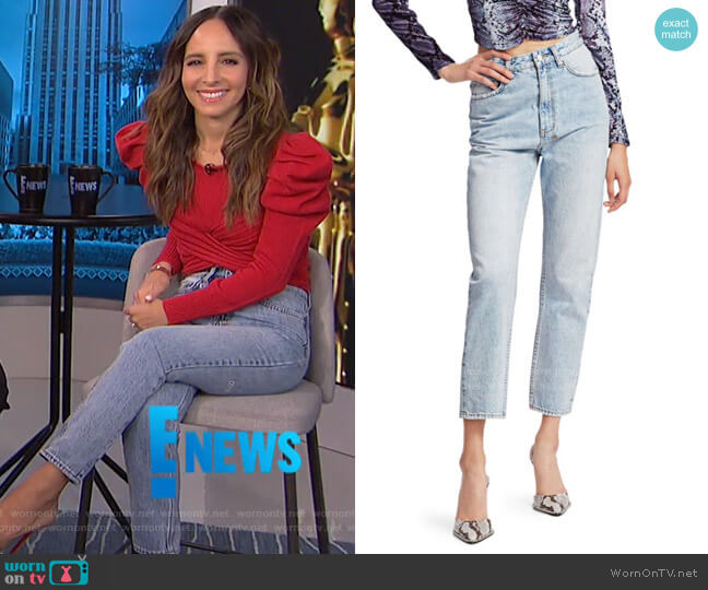 Ksubi Bring Back Life Chloe Karma High-Rise Cropped Jeans worn by Lilliana Vazquez on E! News