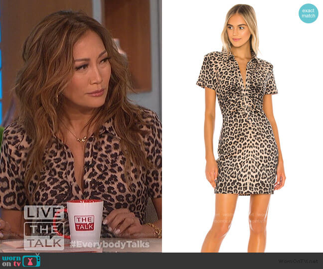 LPA Jacinda Dress worn by Carrie Inaba on The Talk