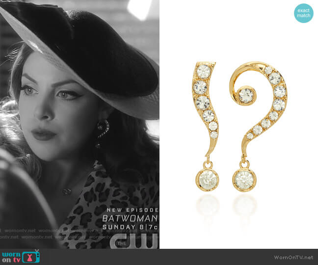Lulu Frost Kismet Drop Earrings worn by Fallon Carrington (Elizabeth Gillies) on Dynasty