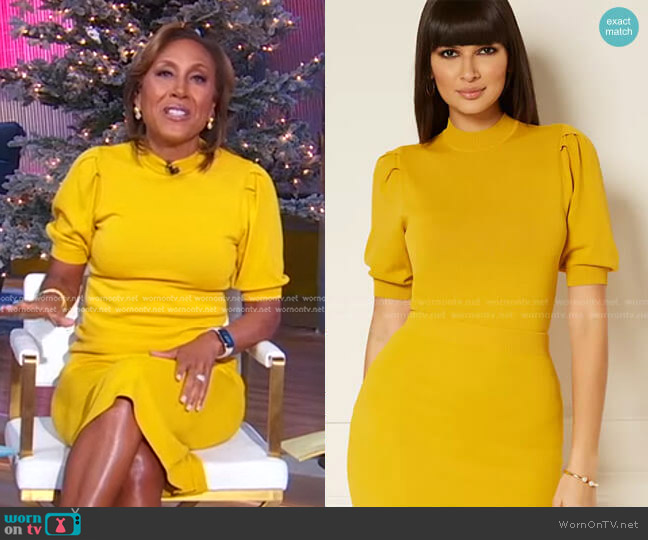 New York & Company Millie Sweater - Eva Mendes Collection worn by Robin Roberts on Good Morning America