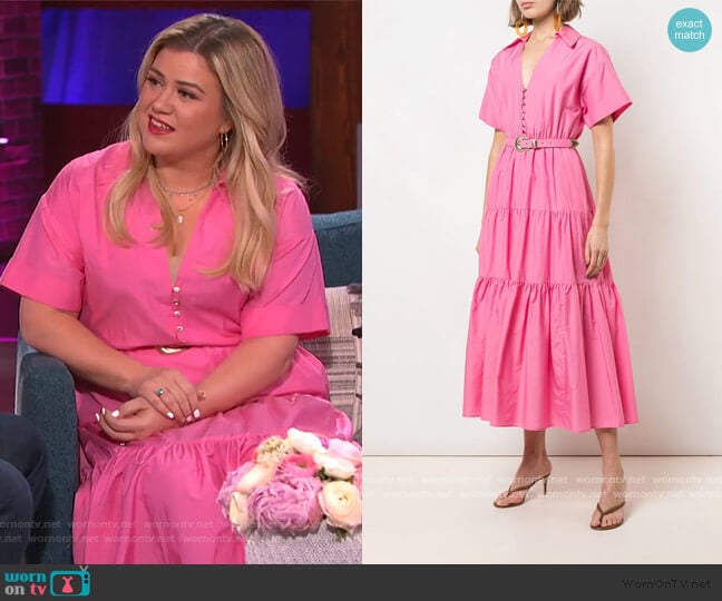Nicholas Amina Dress worn by Kelly Clarkson on The Kelly Clarkson Show