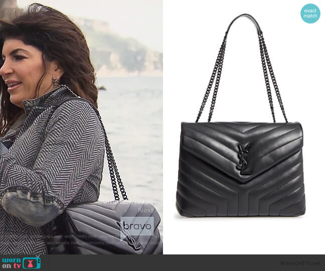 Saint Laurent Loulou Matelasse Leather Bag worn by Teresa Giudice on The Real Housewives of New Jersey