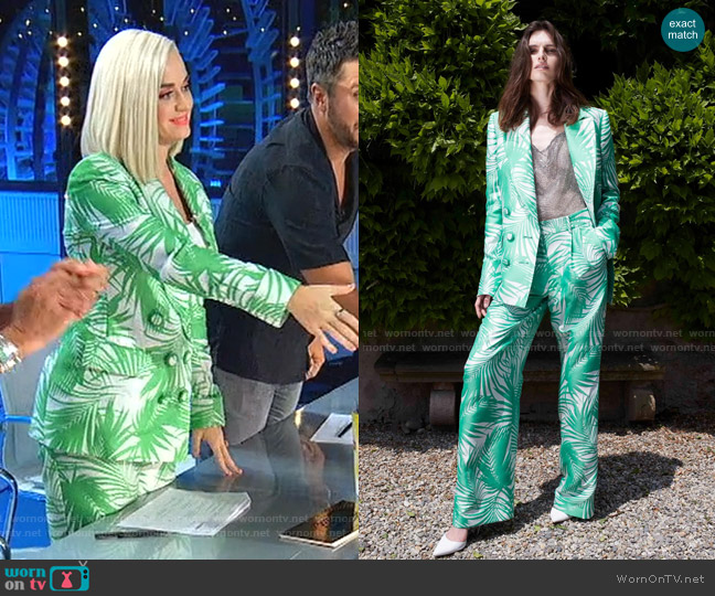 Sara Battaglia Resort 2020 Collection worn by Katy Perry on American Idol