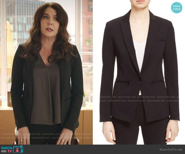 Veronica Beard Scuba Jacket worn by Joan (Lauren Graham) on Zoeys Extraordinary Playlist