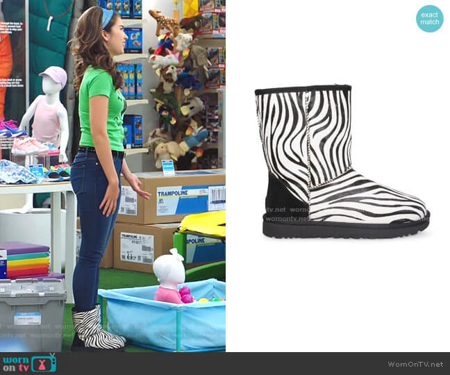 Ugg Classic Short Exotic Boot worn by Cheyenne (Nichole Bloom) on Superstore