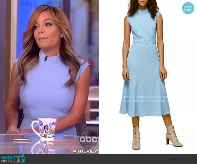 Whistles Penny Belted Dress worn by Sunny Hostin on The View